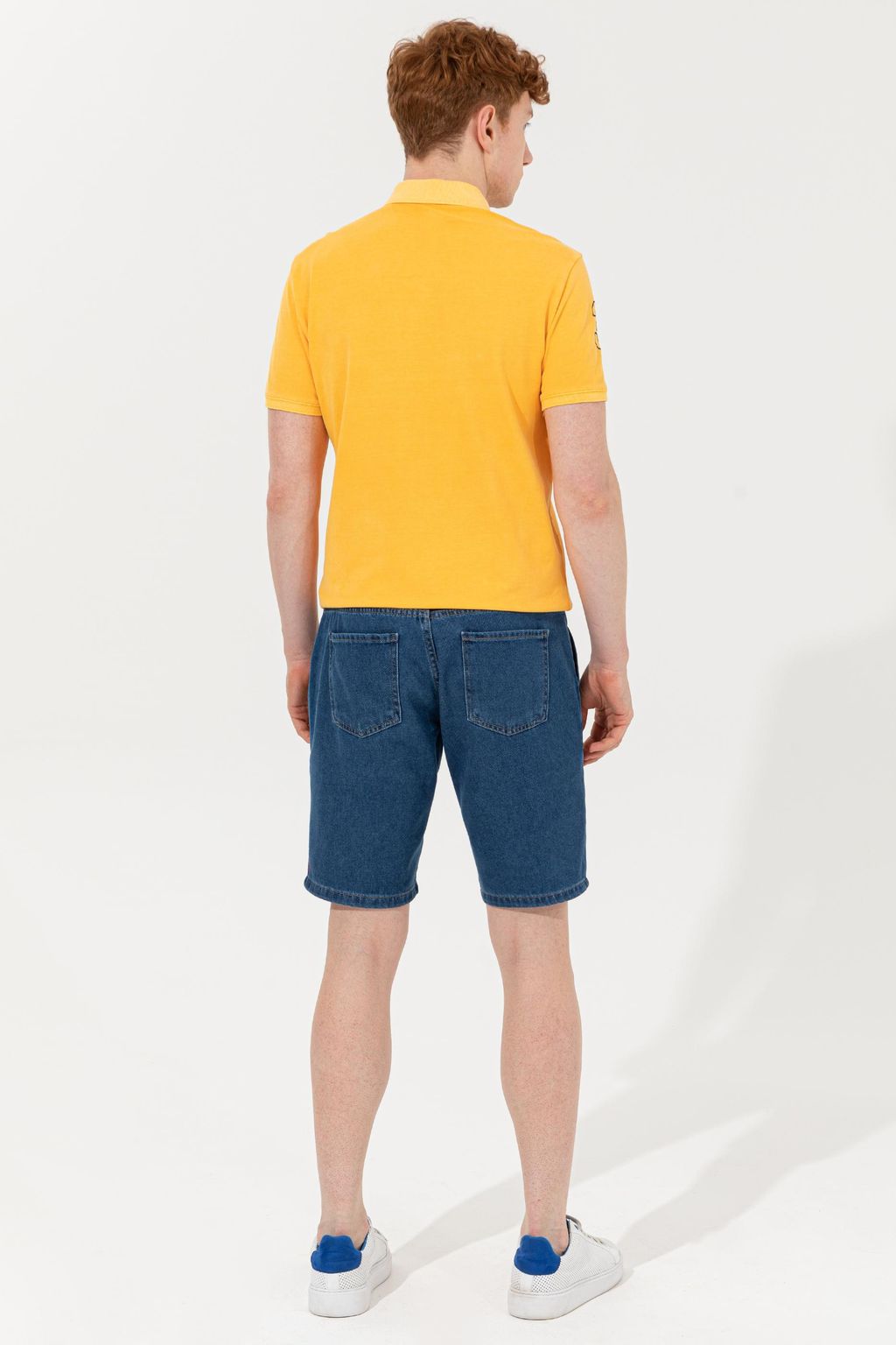 U. S. Polo Assn Мужские синие джинсовые шорты - U.s. polo assn фото 4