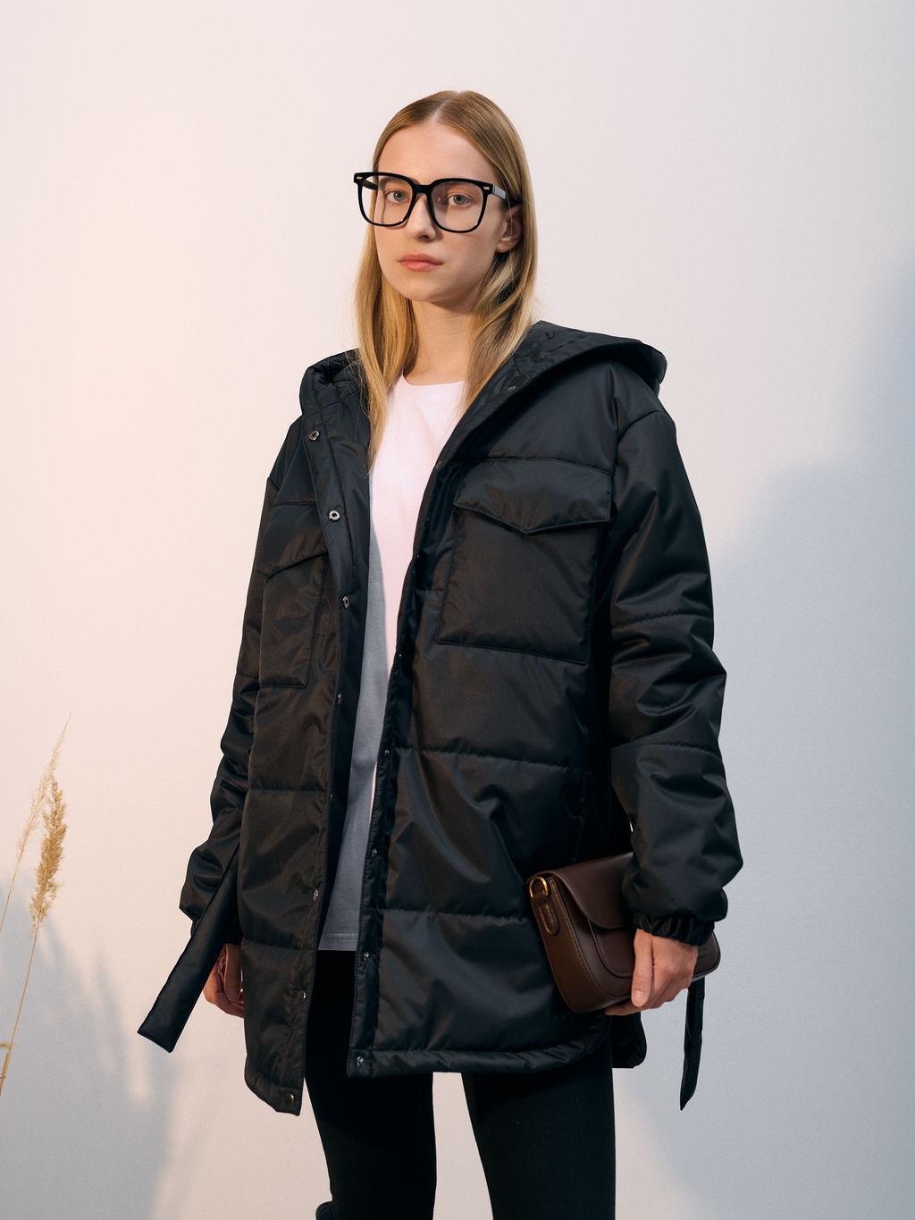 Куртка зимняя "Эмми" черный