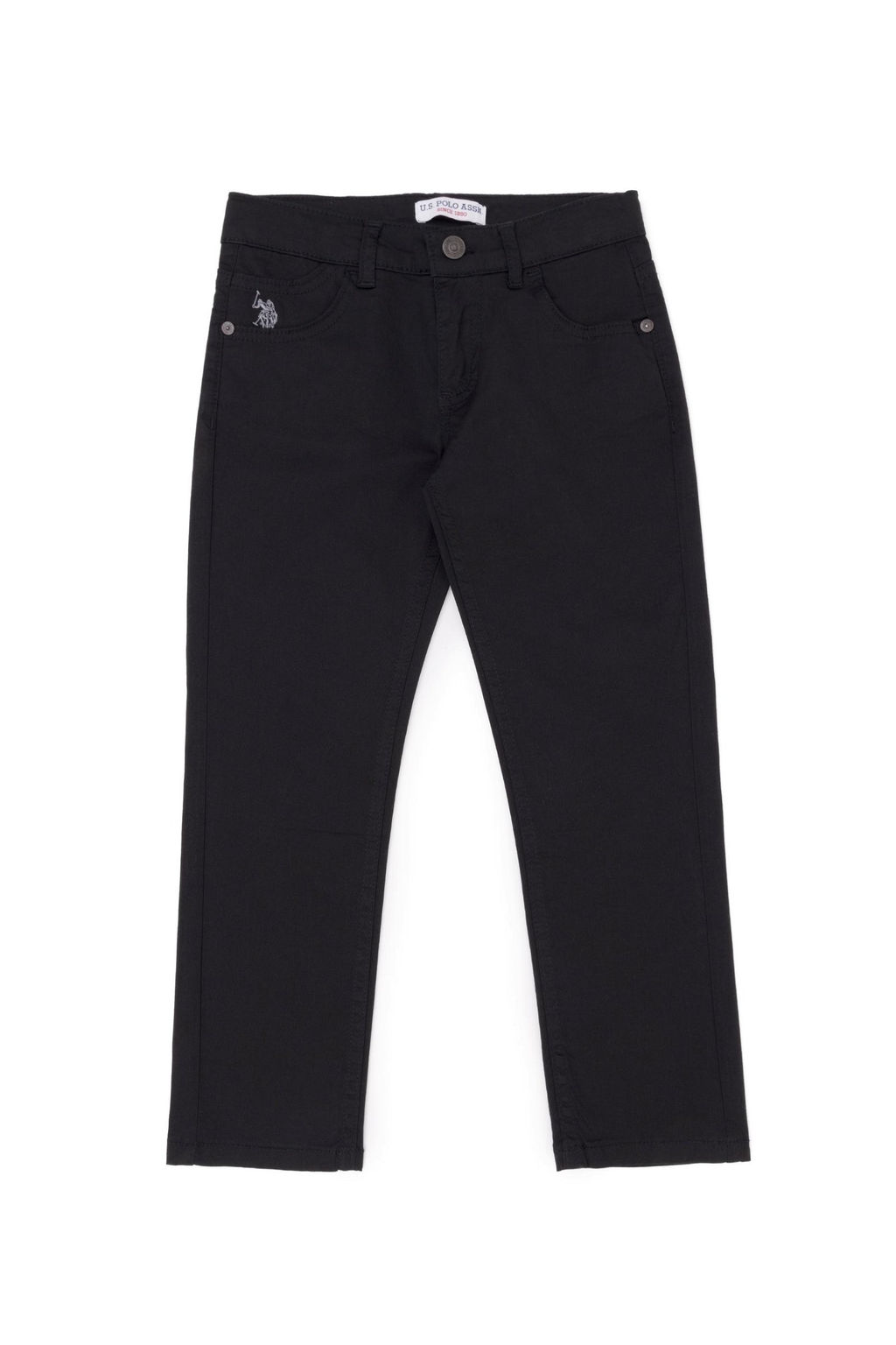 Черные брюки из плотной ткани для мальчика - U.s. polo assn фото 2