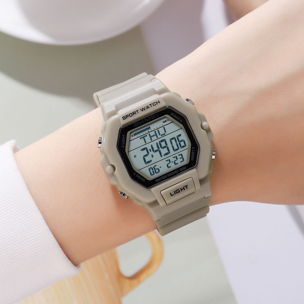 Часы наручные Skmei женские электронные спортивные 2573coffee