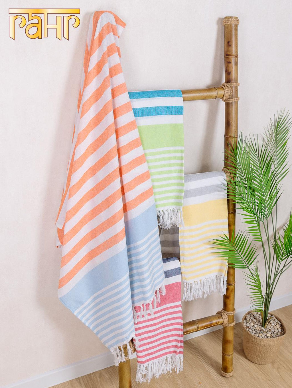 Покрывало-полотенце пляжное (хлопок) Тк№205/102/3 (90х180см) - Ганг фото 3