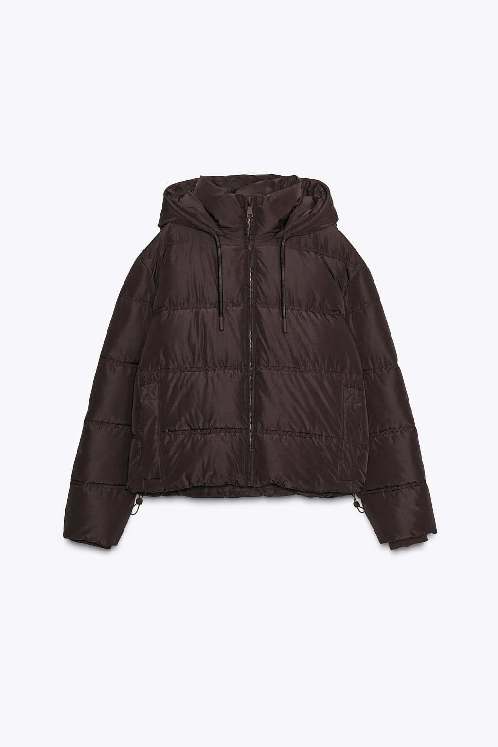 WATER AND WIND PROTECTION SHORT PUFFER ANORAK - Zara фото 7