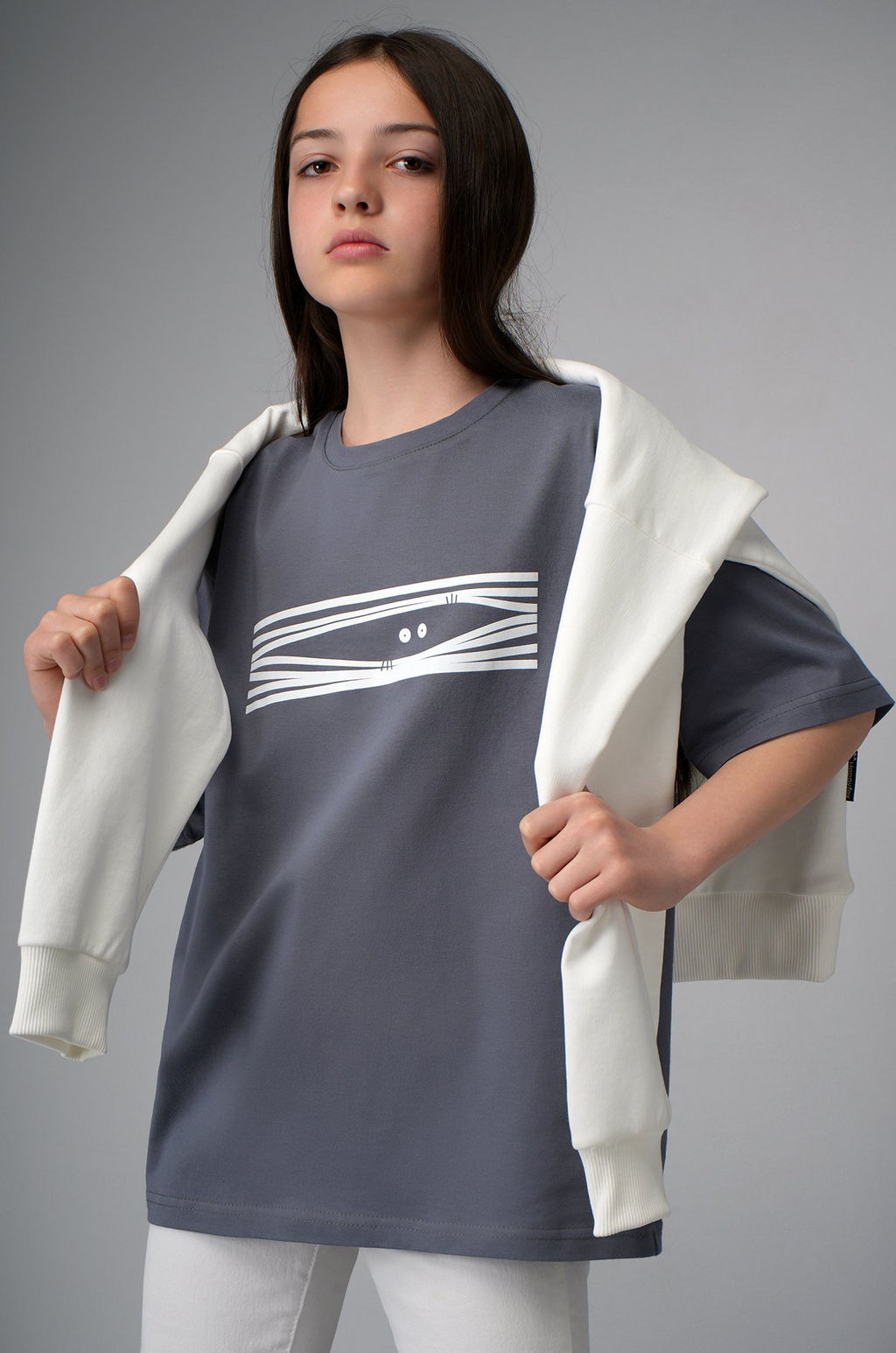 Детская футболка оверсайз Happyfox