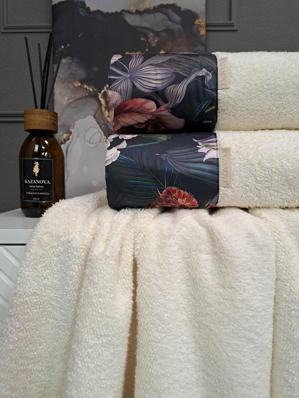 Полотенце Adora Касабланка (молоко) 50х90см - Kazanov.a. фото 2