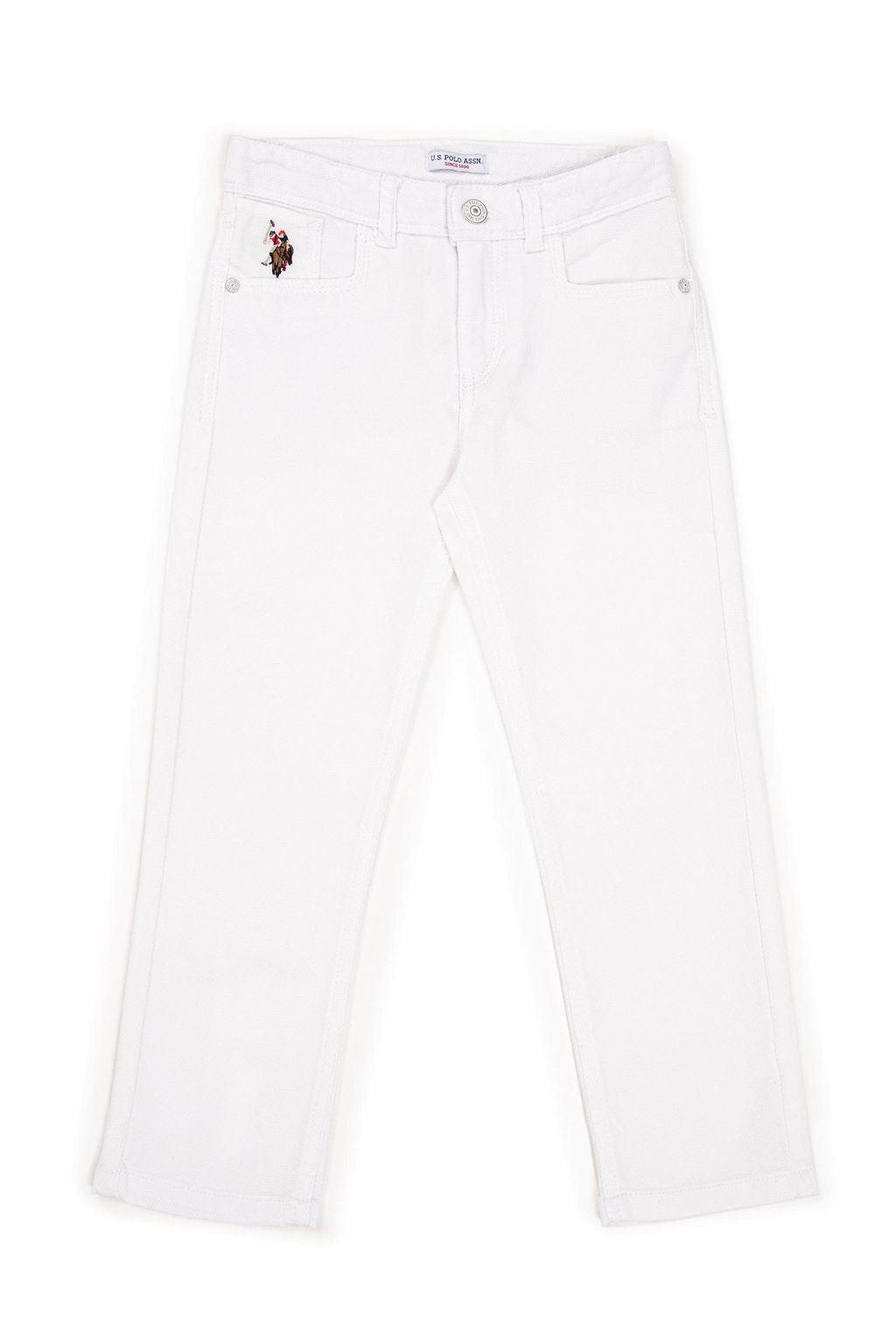 U. S. Polo Assn Белые брюки из плотной ткани для мальчика - U.s. polo assn фото 6