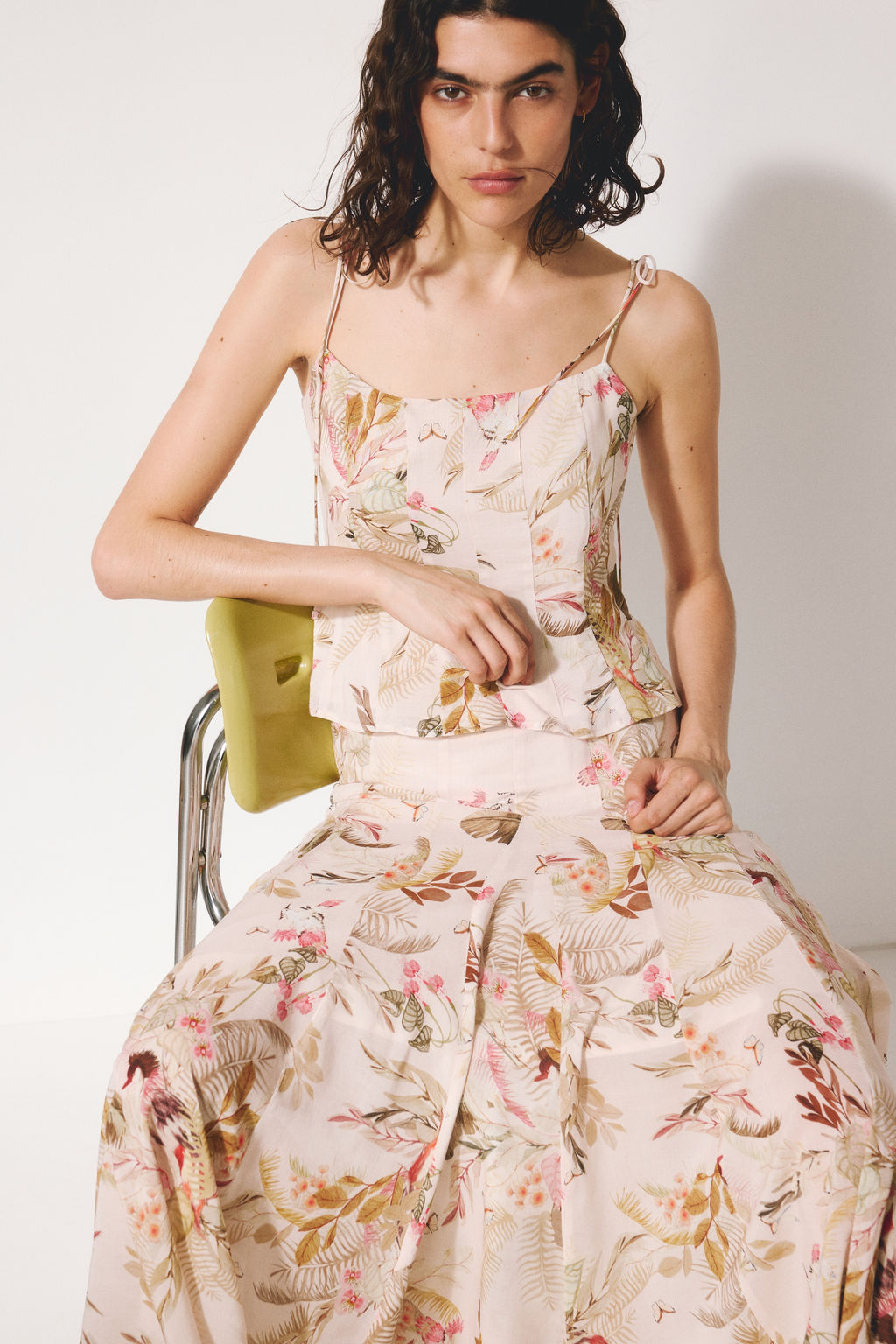 Top en mezcla de viscosa con tirantes de lazo - H&m фото 2