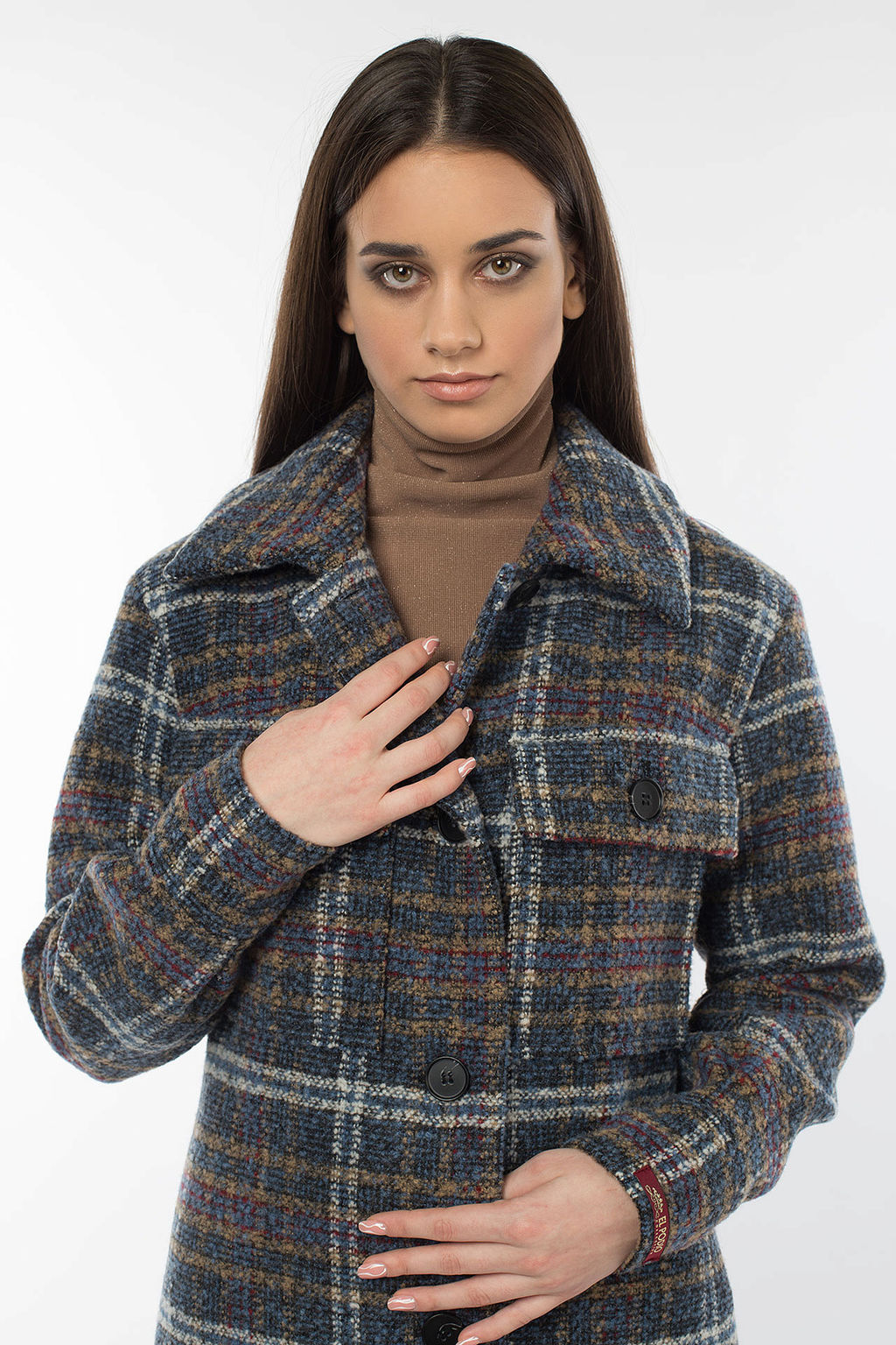 01-10490 Пальто женское демисезонное - El podio фото 7