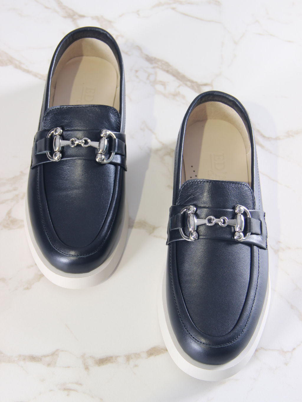 Лоферы туфли EDART 172.1841be. Черный кожа - Ed'art фото 2