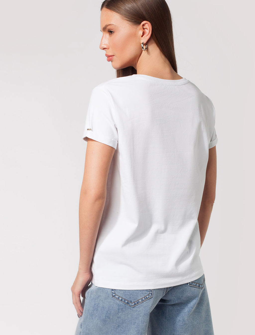 Футболка из премиального хлопка с фотопринтом - Vilatte фото 4