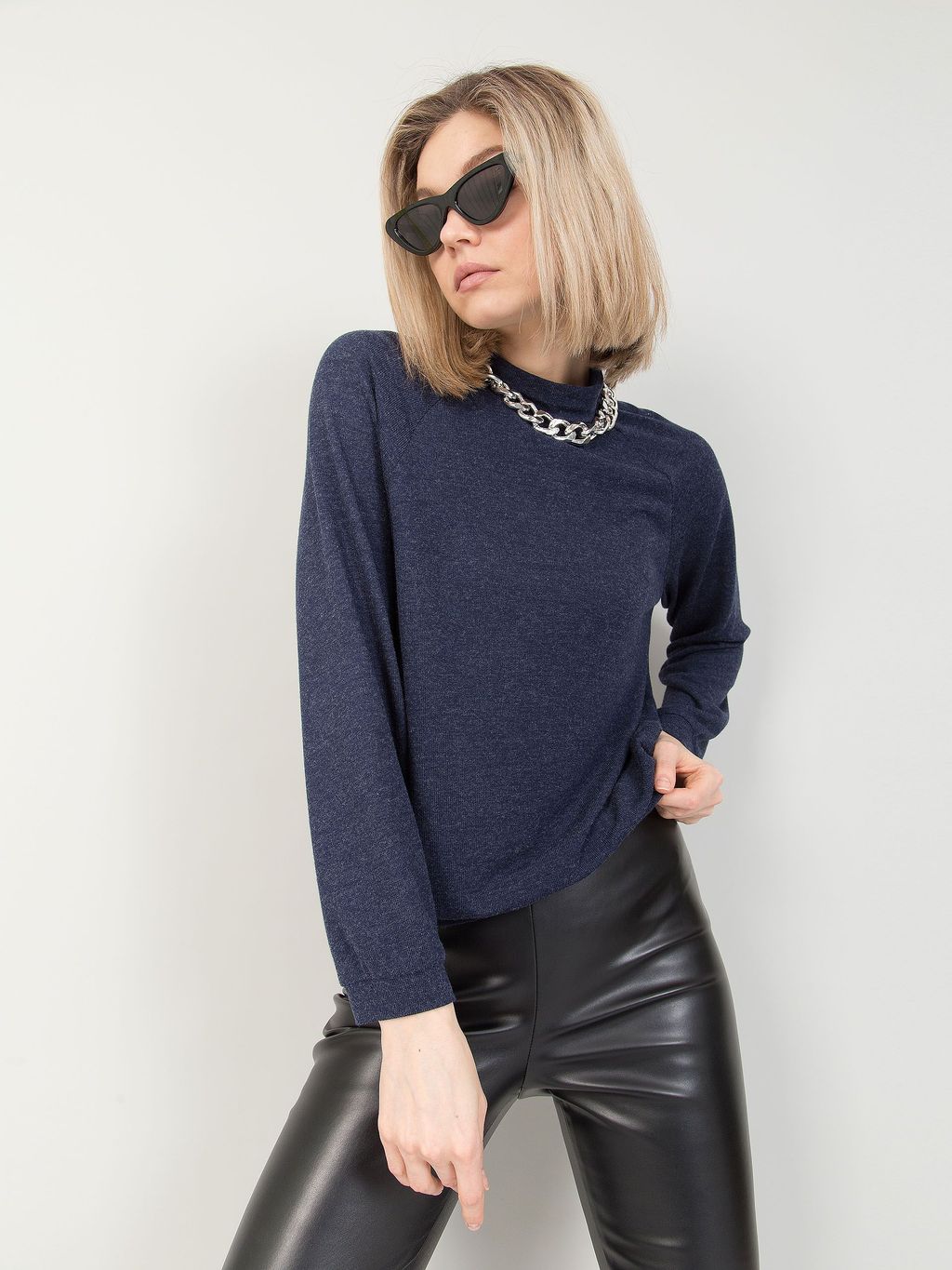 Джемпер PRIZ с рукавом покроя реглан - Stilla фото 11