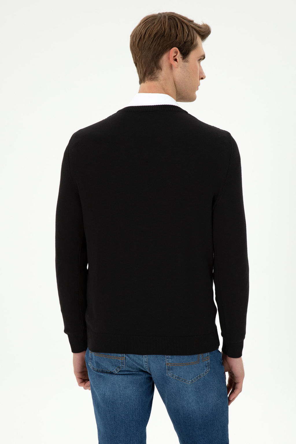 Мужской черный свитер Неожиданная скидка в корзине - U.s. polo assn фото 5