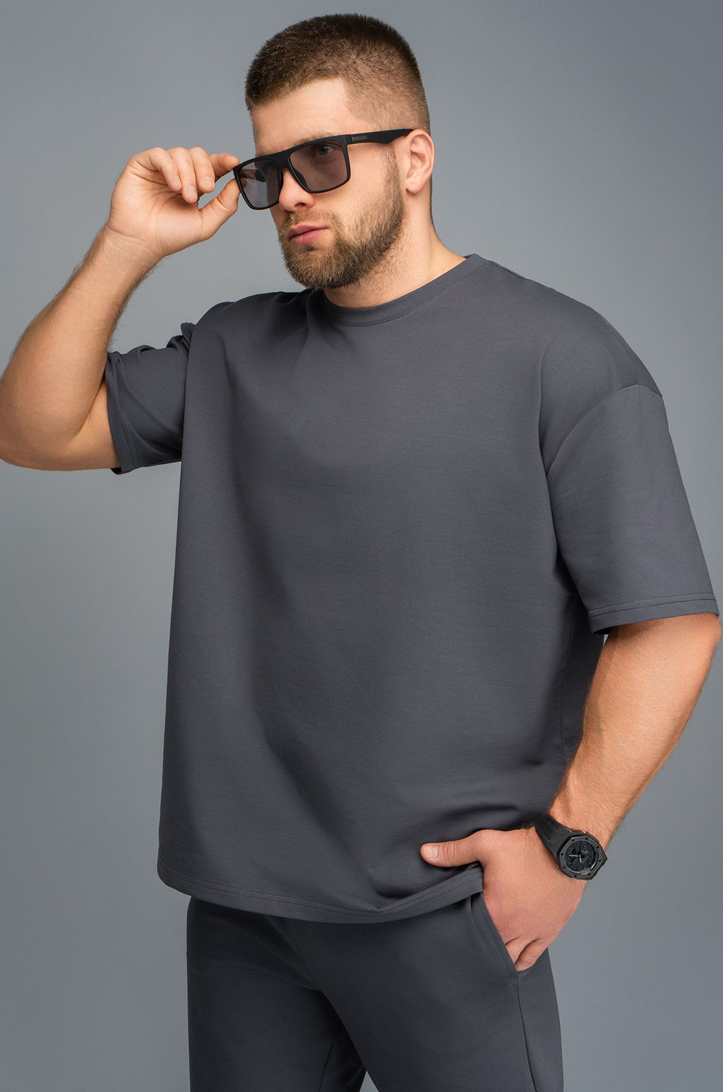 Мужской костюм из футера с брюками Happyfox  фото 22