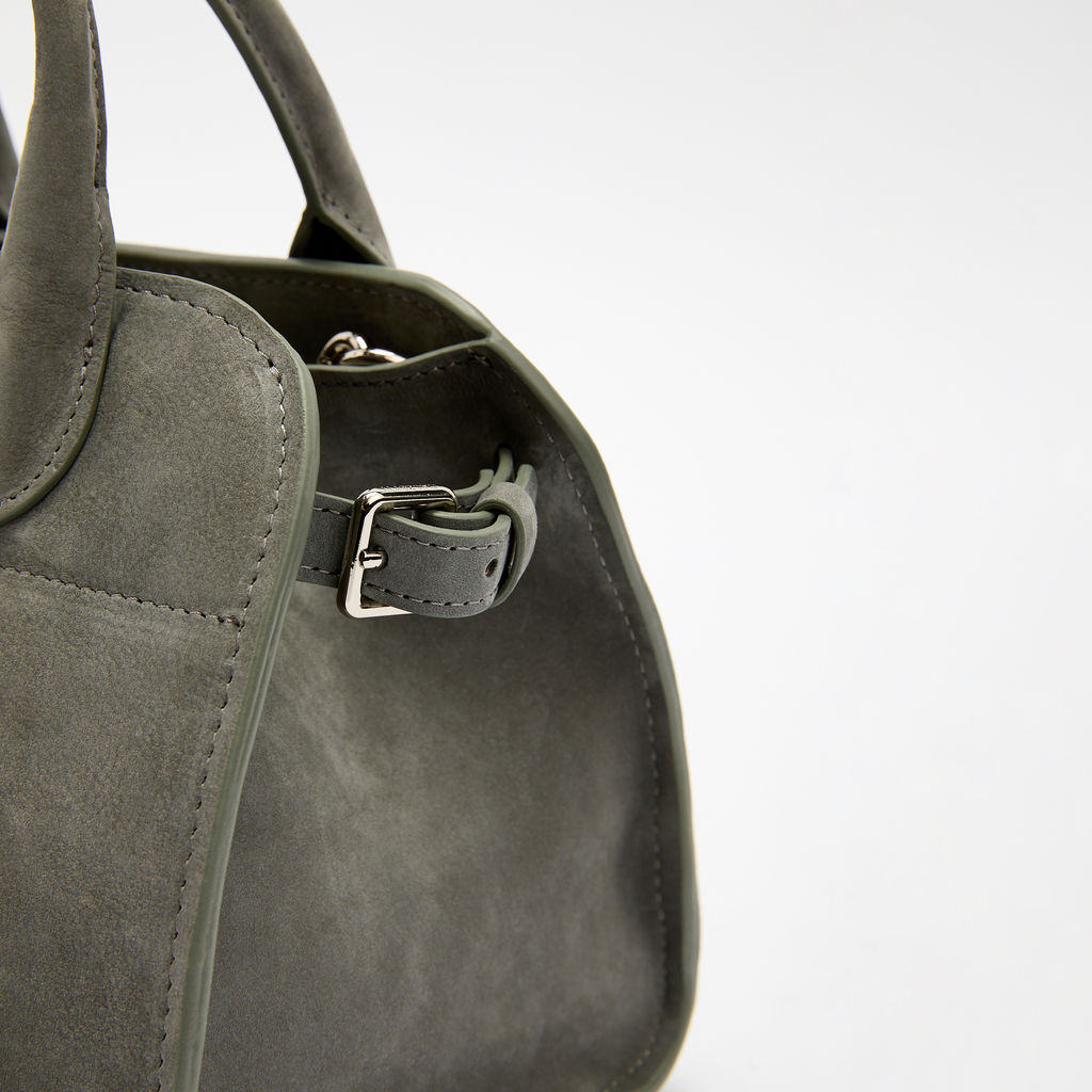 Женская сумка с ручками CALZETTI ASHLEY MINI Артикул 4250257, светло-серый  фото 3