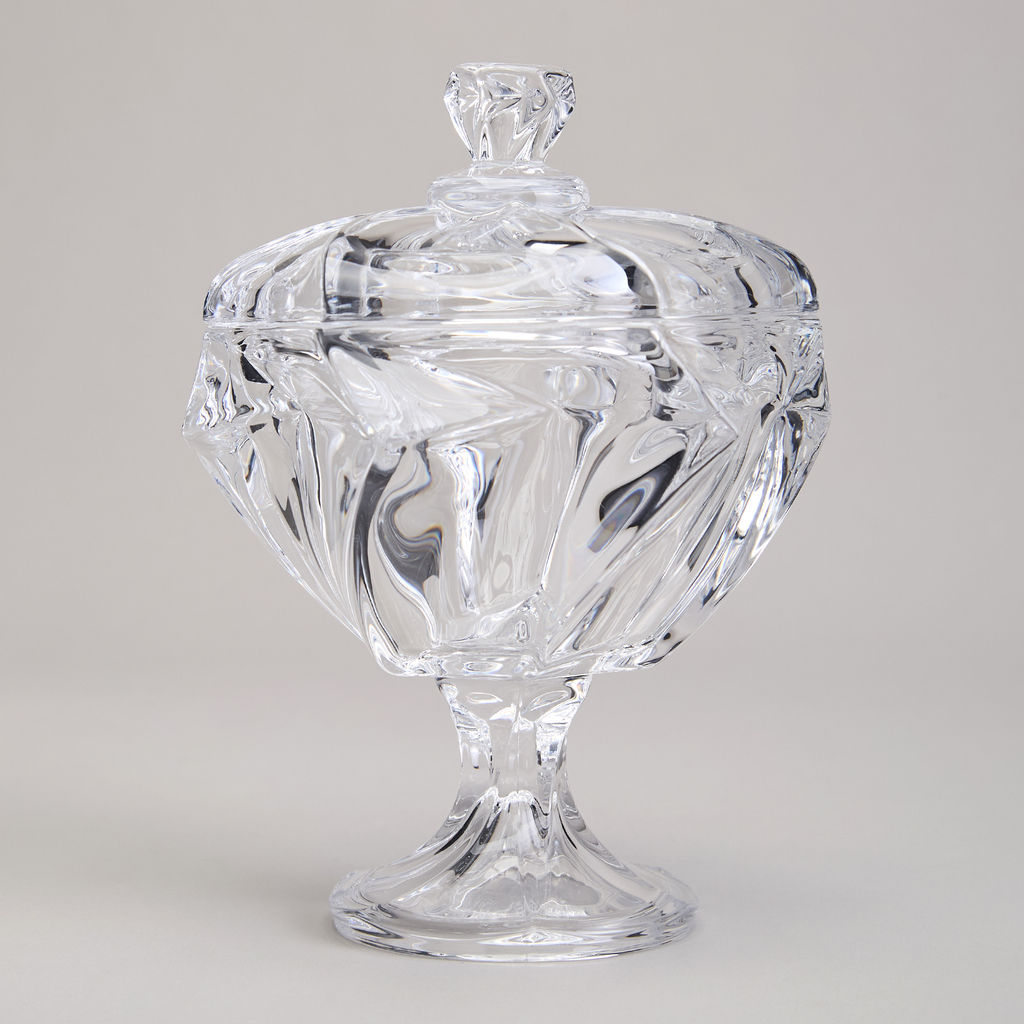 БЛЮДО С КРЫШКОЙ НА НОЖКЕ BOHEMA ДИАМЕТР=11,5 СМ ВЫСОТА=16,5 СМ - Lefard фото 3