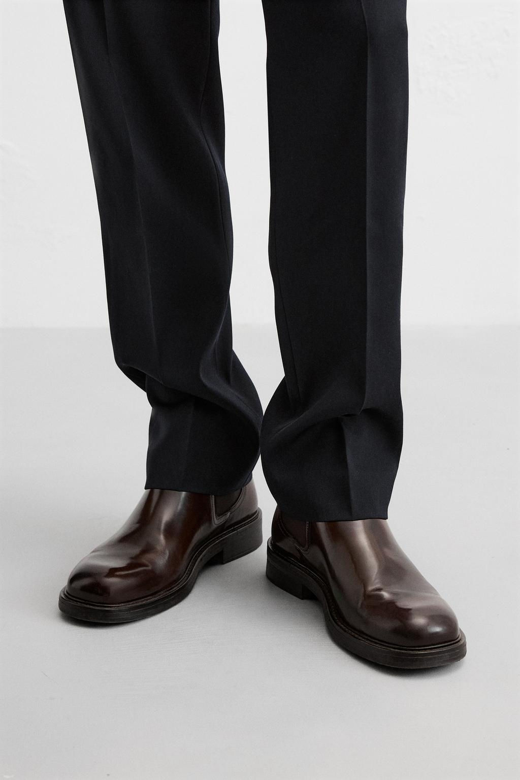 LEATHER CHELSEA BOOTS - LIMITED EDITION - Zara фото 2