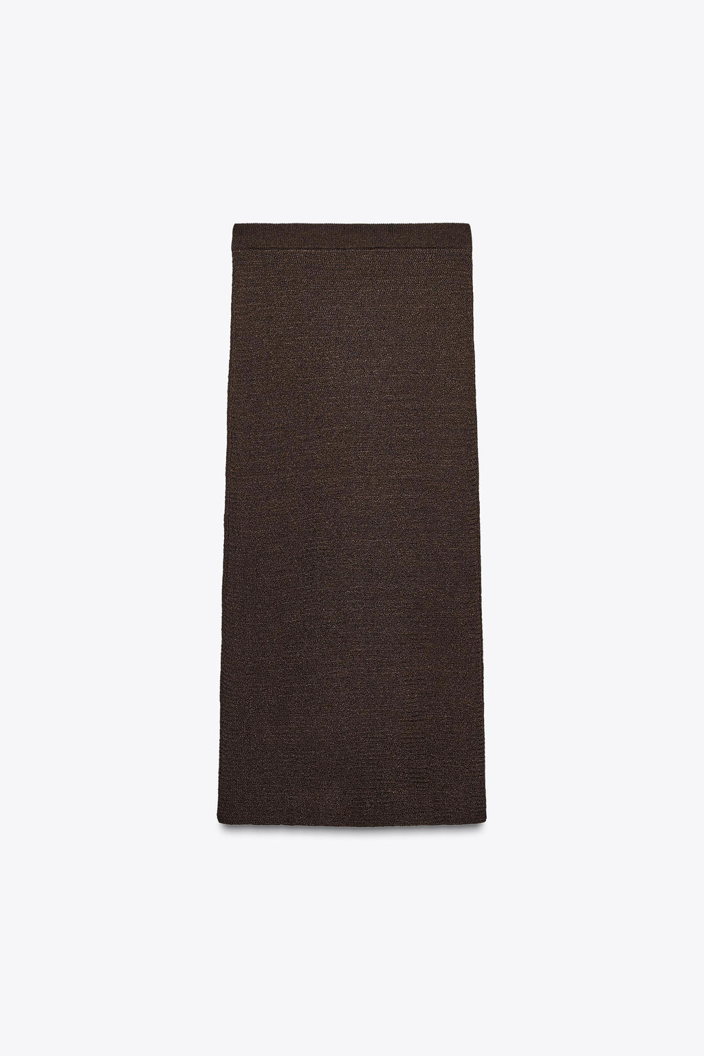 TEXTURED KNIT MAXI SKIRT - Zara фото 8
