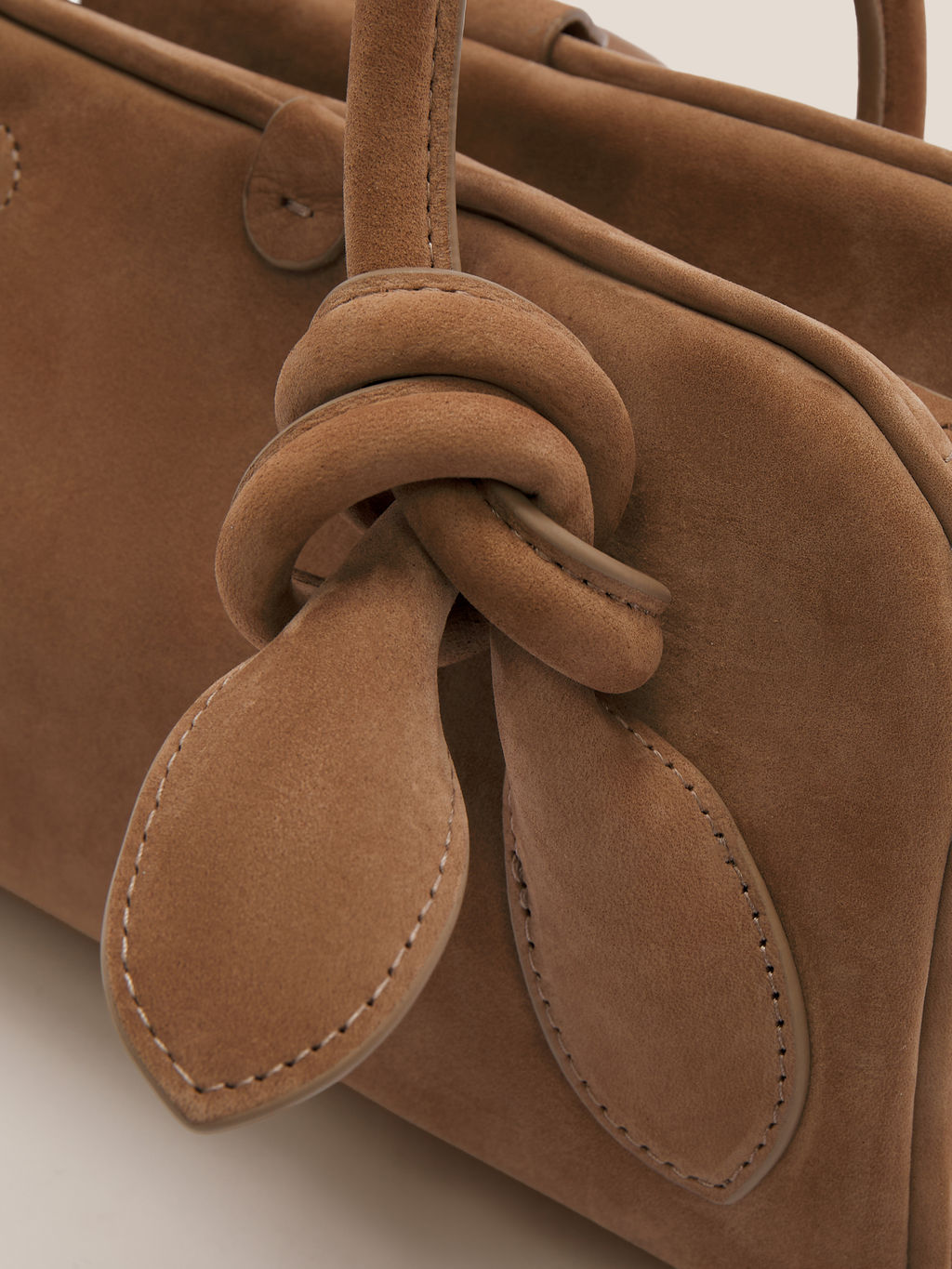 Женская сумка с ручками MAISON DAVID NATALY MINI Артикул 4638085, бежевый  фото 3