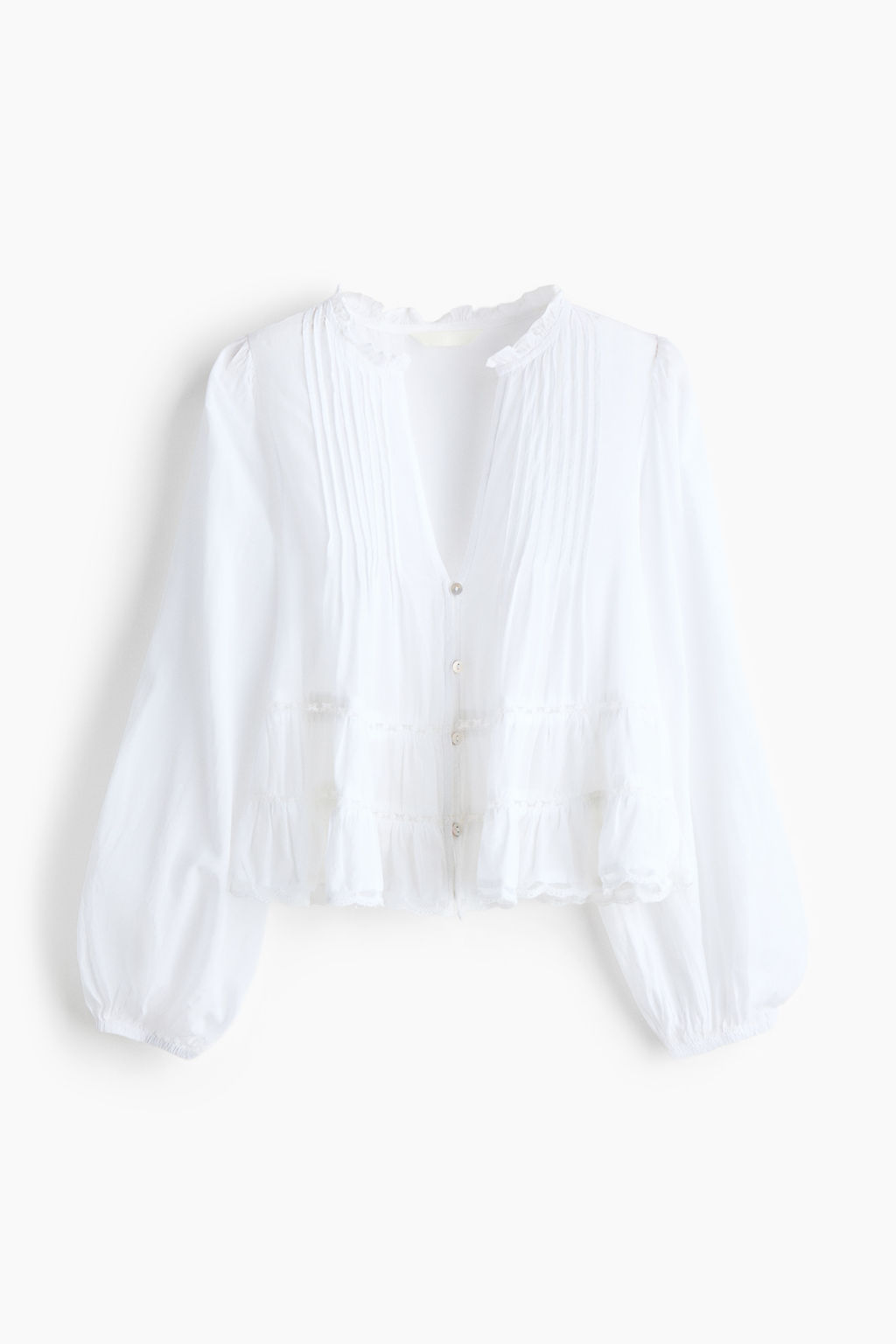 Pintucked blouse - H&m фото 2