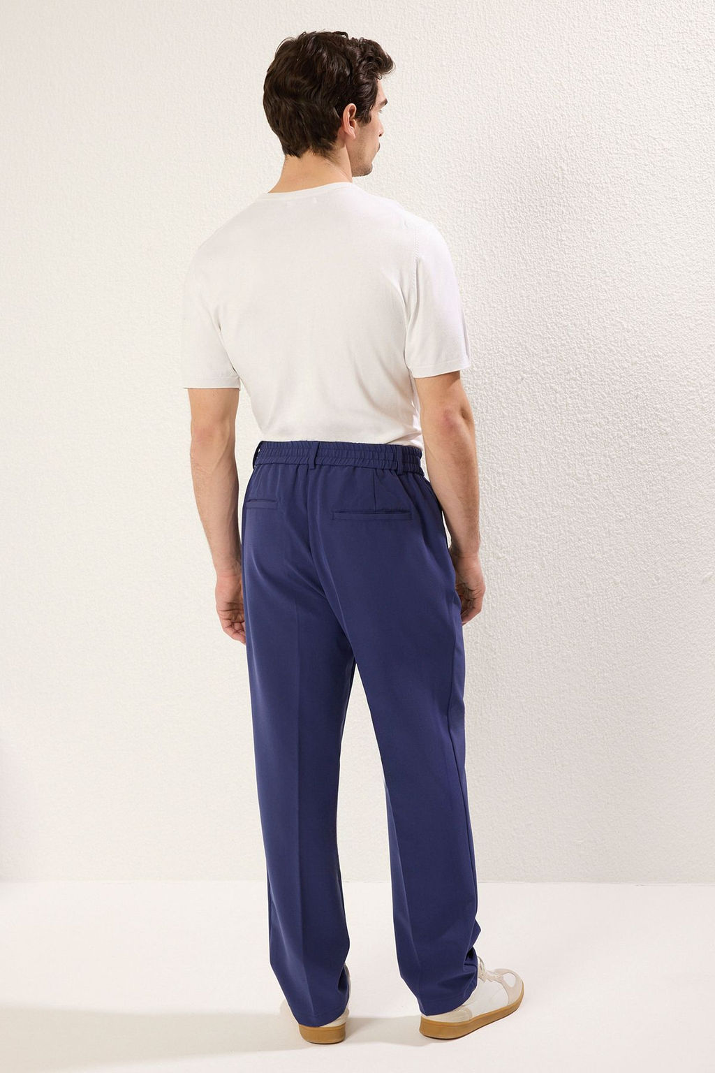 TRENDYOL MAN Bej Wideleg Baggy Rahat Kal?p Dokuma Kumas Pantolon TMNSS25PL00007 - Trendyolmilla фото 5