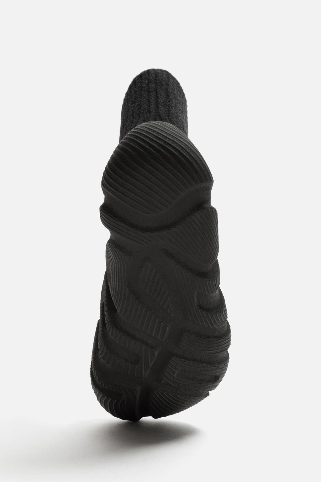 KNITTED HIGH-TOP TRAINERS - Zara фото 6