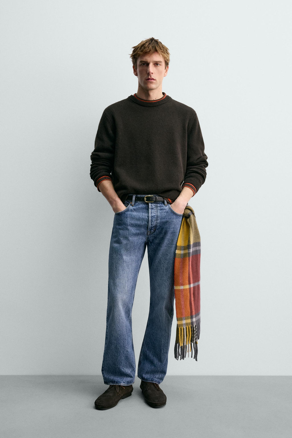 WOOL - CASHMERE JUMPER AARON LEVINE X ZARA фото 9