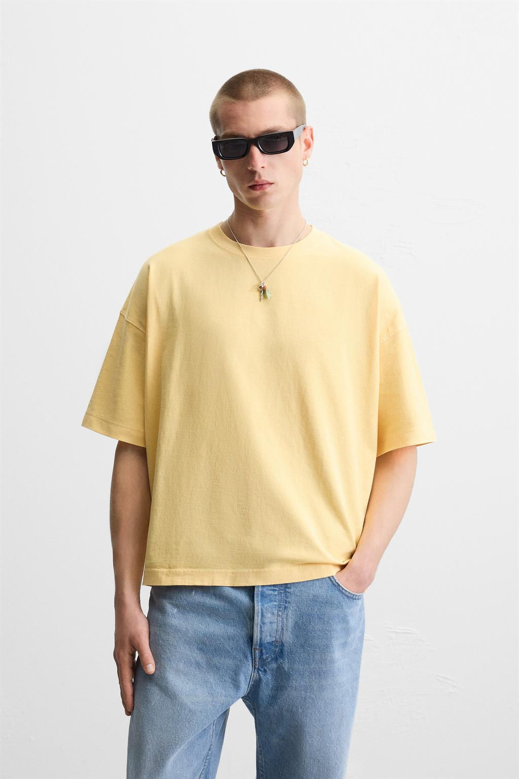 BASIC BOXY FIT T-SHIRT - Zara фото 18