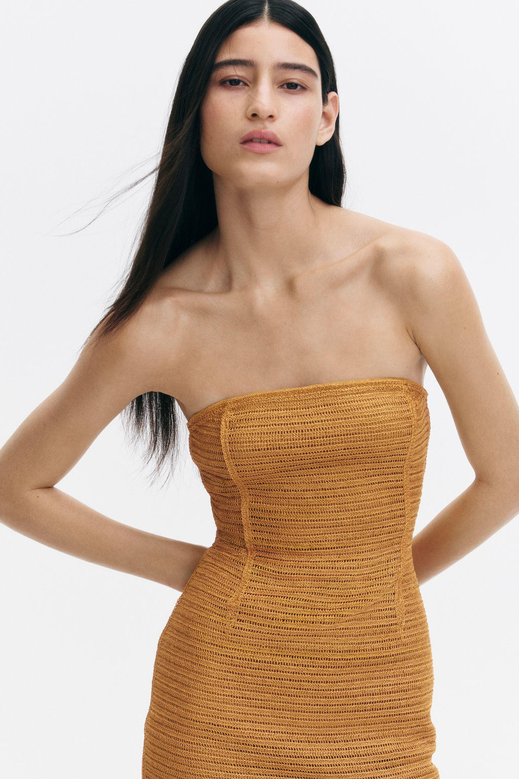 Vestido bandeau efecto crochet - H&m фото 4