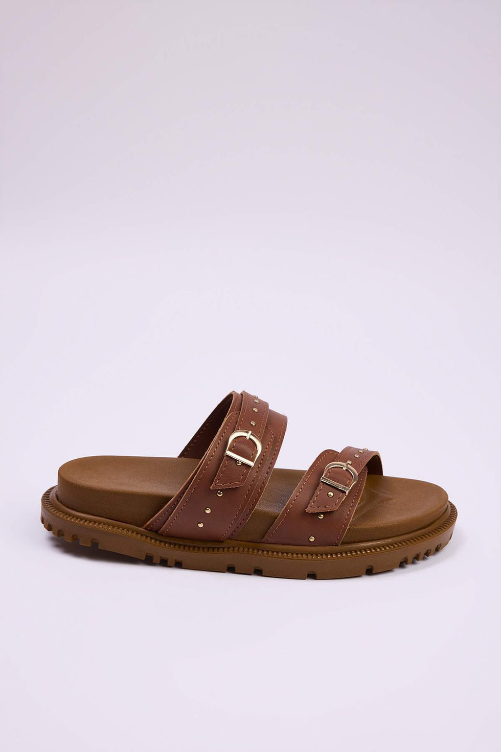Trendyolmilla Shoes Krem Trok Islemeli Toka Detayl? Cift Bantl? Kad?n Terlik TAKSS25TE00037  фото 8
