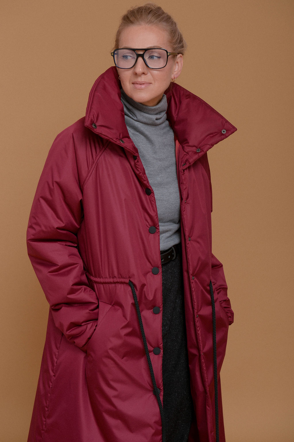 Утепленное пальто - N.u.d.e фото 6