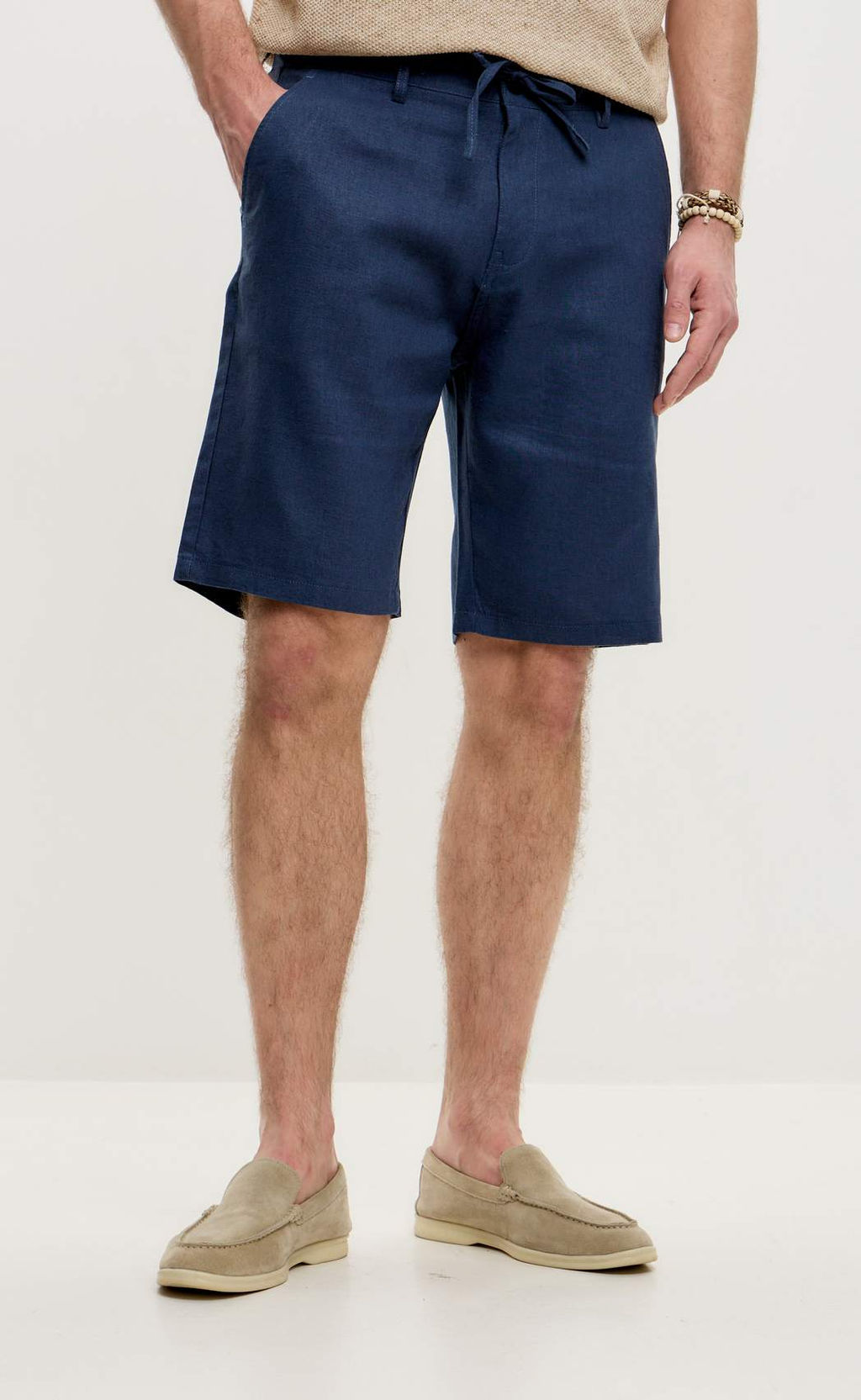 Шорты лен F511-0960-1 jeans