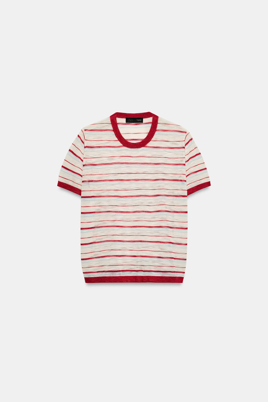 TOP PUNTO RAYAS MANGA CORTA / Multicolor - Zara фото 4