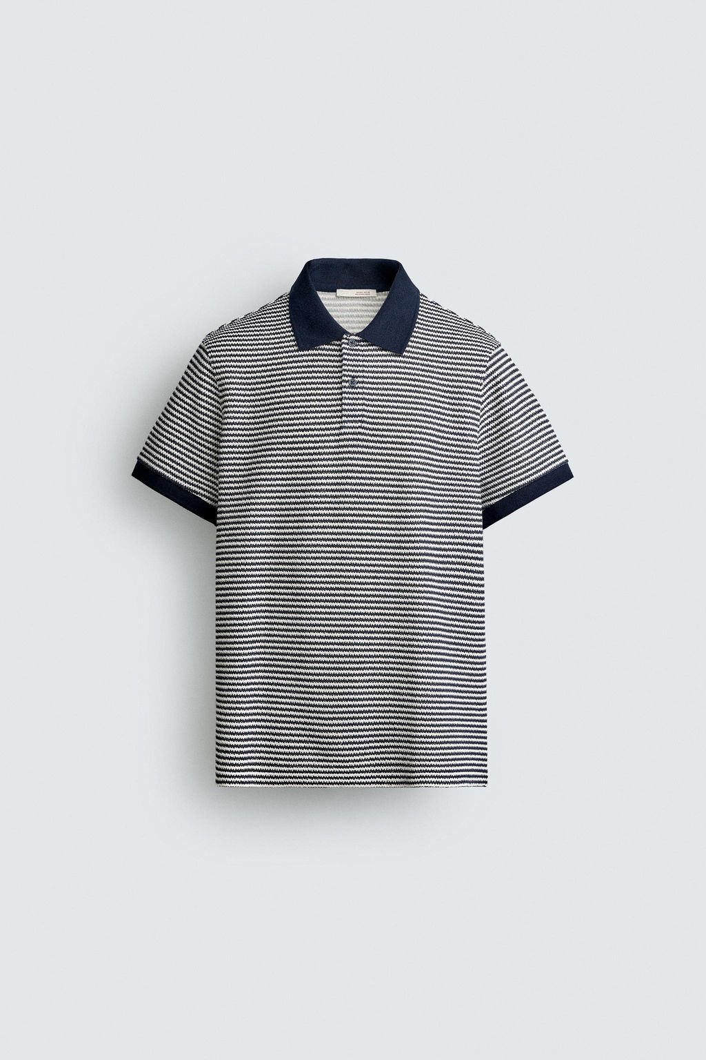 POLO REGULAR FIT ESTRUCTURA RAYAS / rayas - Zara фото 7