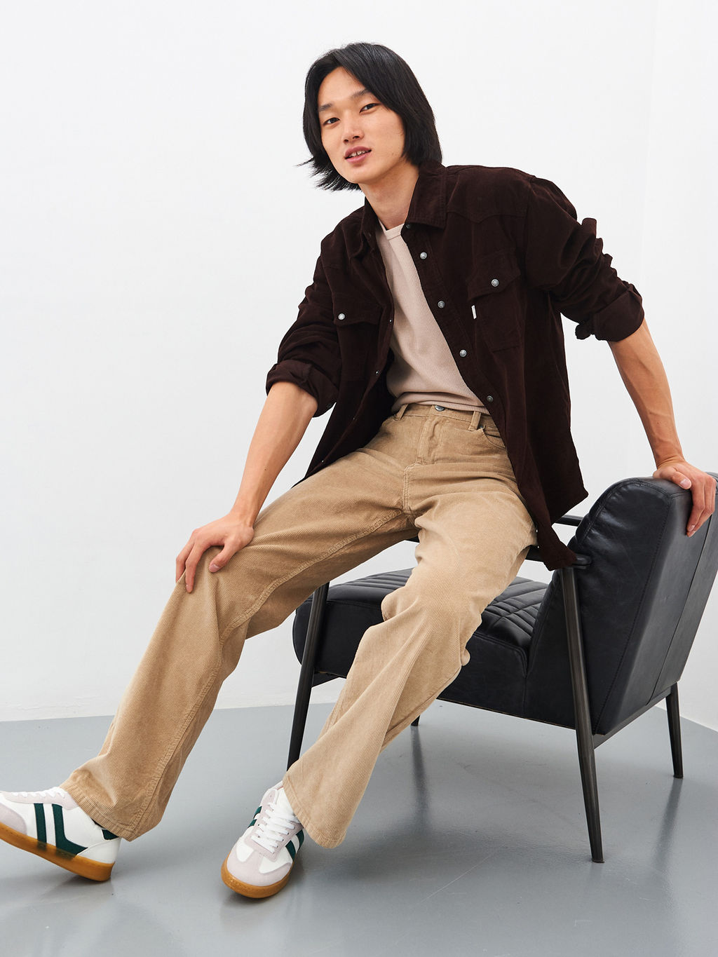 Мужские Брюки Трубы - Mossmore фото 23