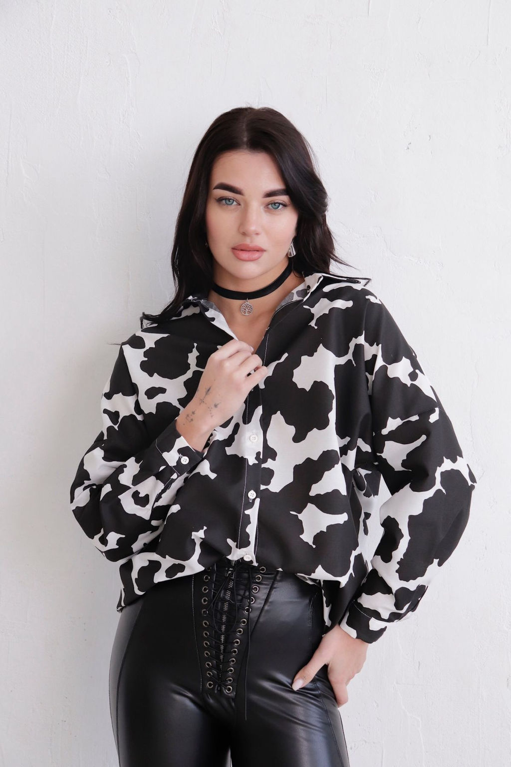 Рубашка удлинённая свободного силуэта - Martichelli фото 13