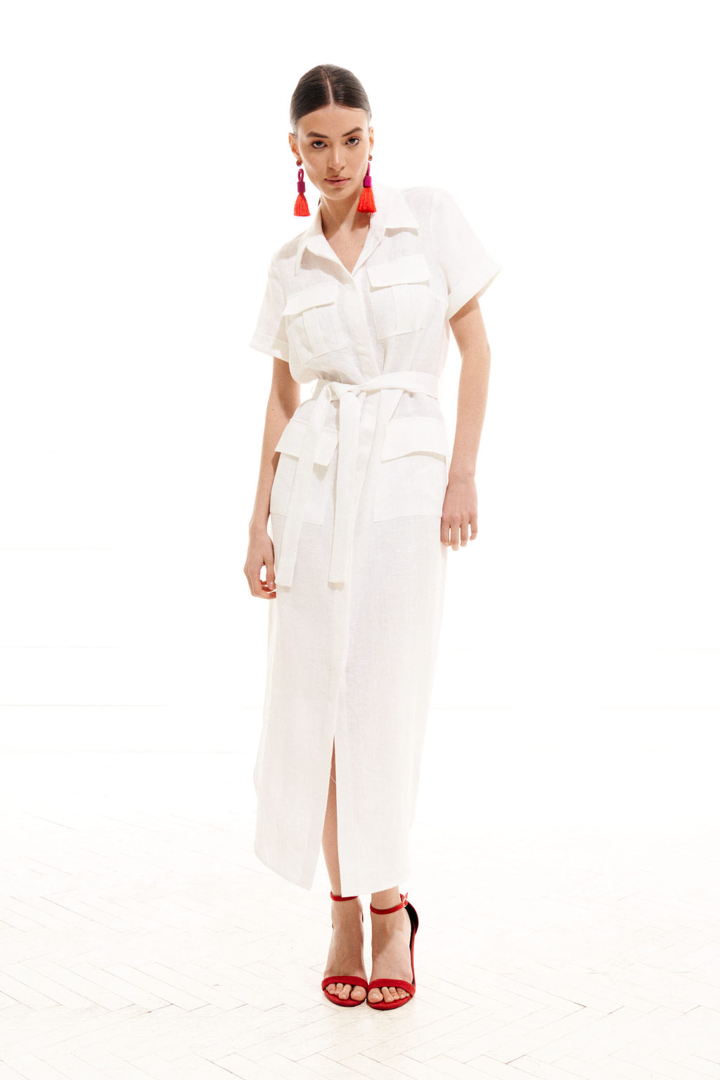 Платье 1996.1 (Лен - 100%) - Elletto фото 4