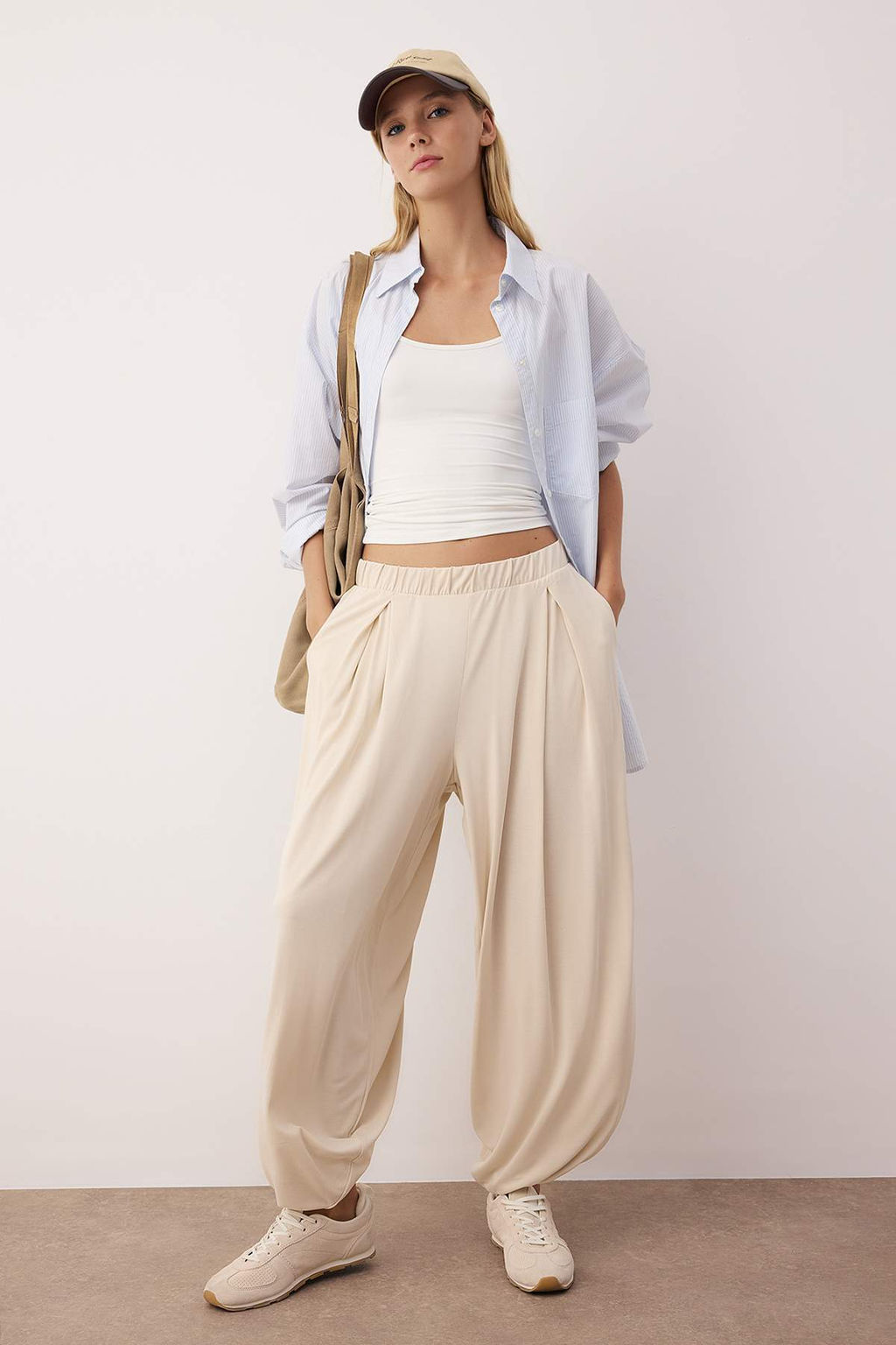 More Sustainable Tas Modall? Havuc/Salvar Kesim Pantolon TWOSS24PL00094