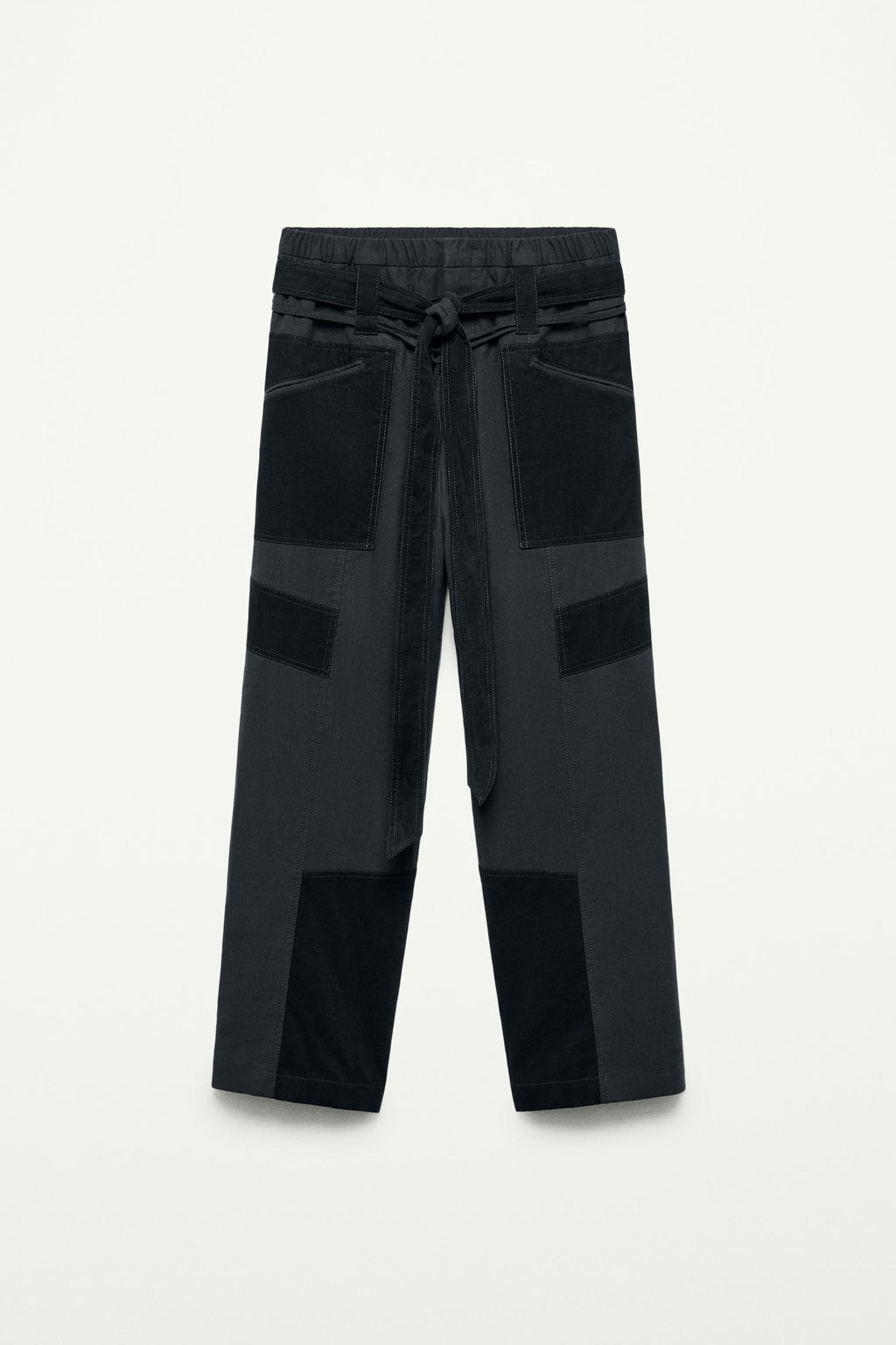 PATCHWORK CARGO TROUSERS - THE ITEM ZARA WOMAN  фото 3