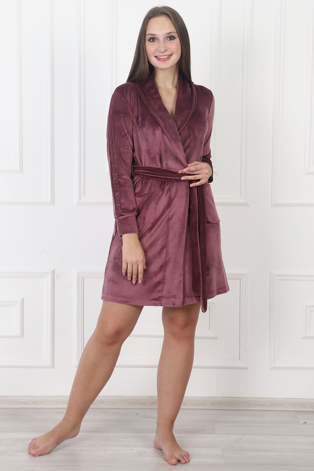 Халат женский Домашний - Оптима фото 3