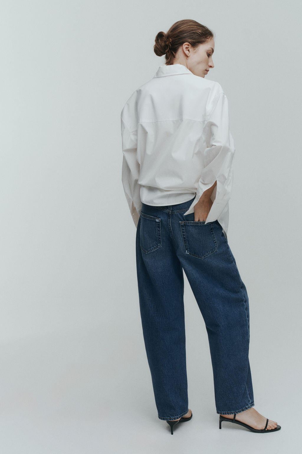 Barrel High Waist Ankle Jeans - H&m фото 8