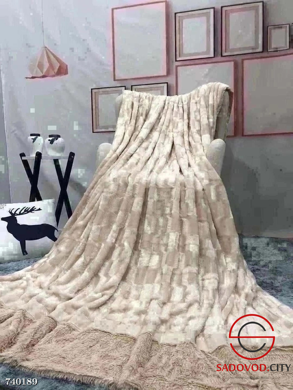 Покрывало плед на кровать