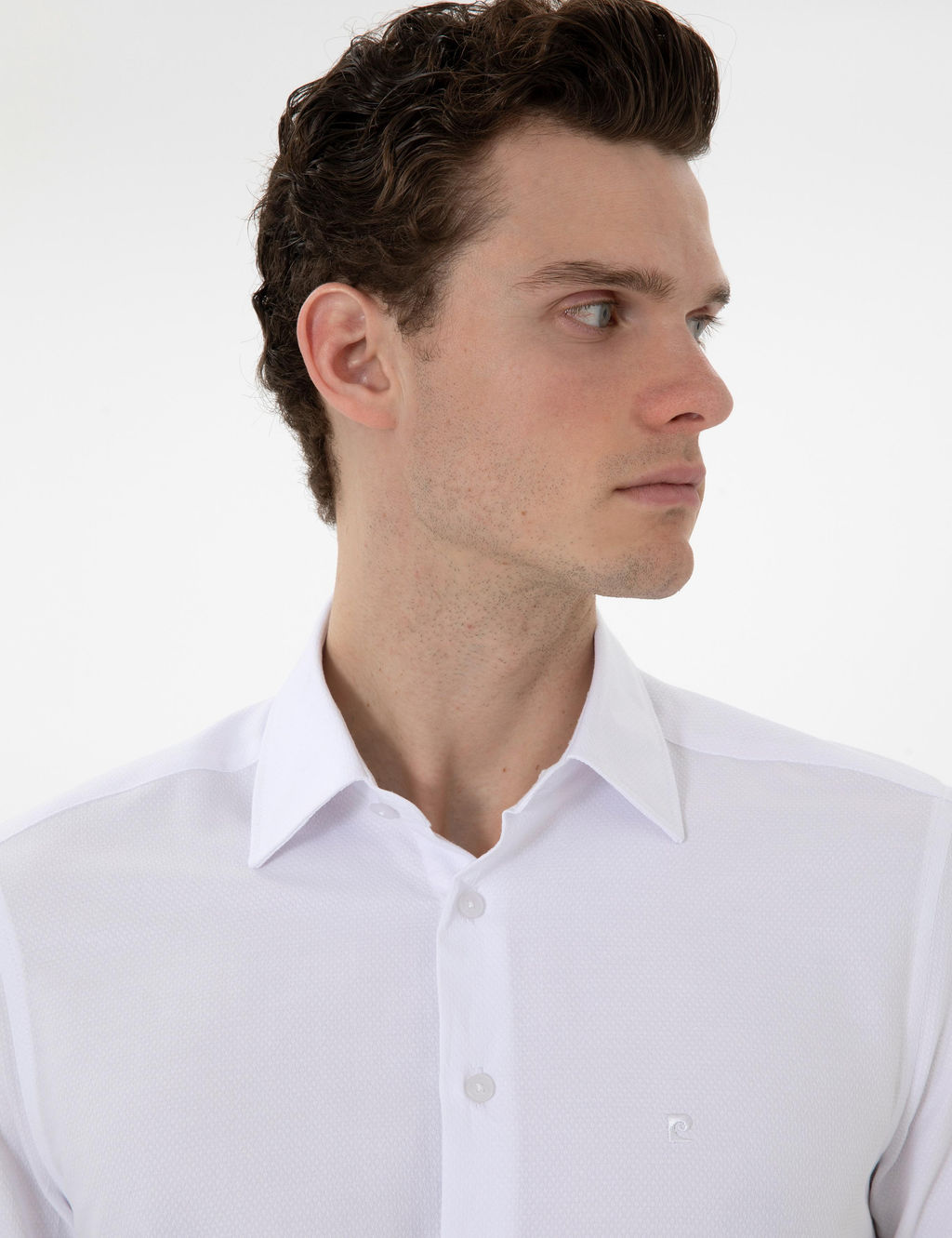 Beyaz Regular Fit Arm_rl_ Uzun Kollu G_mlek - Pierre cardin фото 2