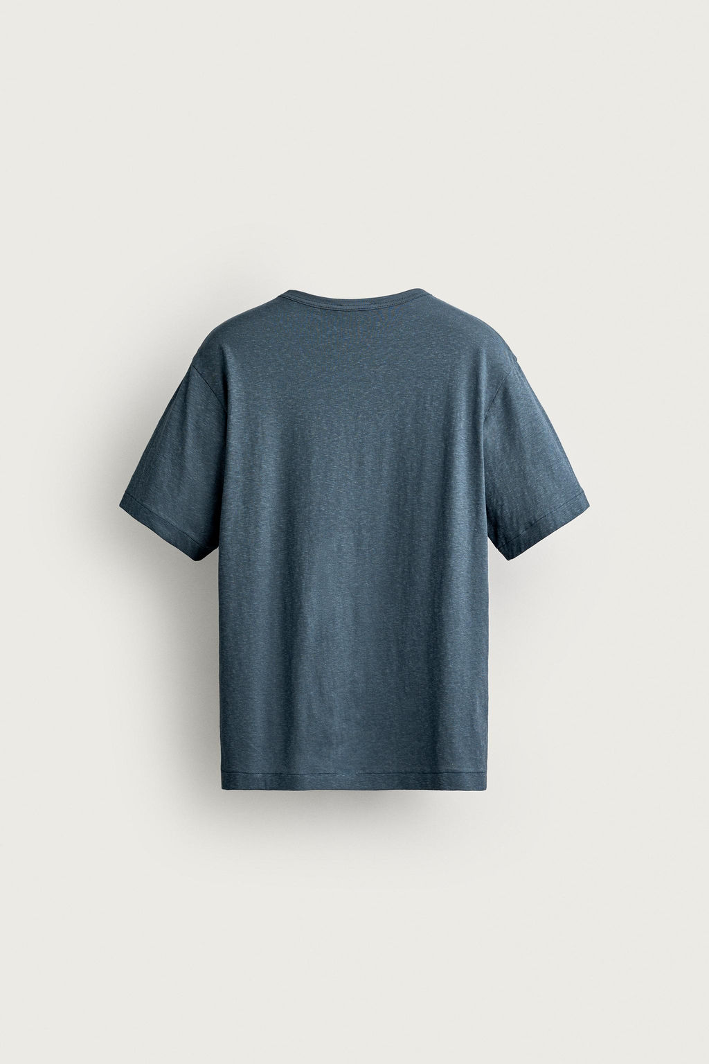 CAMISETA REGULAR FIT LIGHTWEIGHT / Azul medio - Zara фото 8