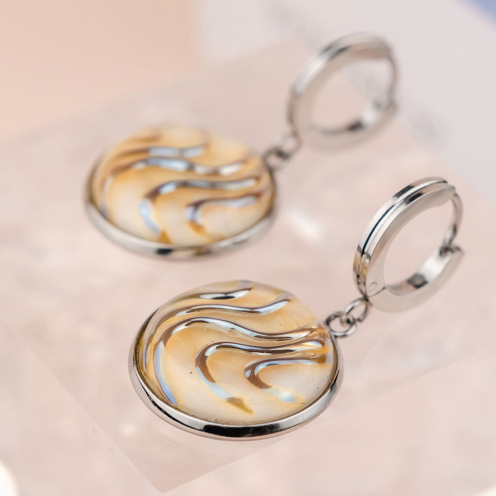 Серьги из муранского стекла DUNA LS3557