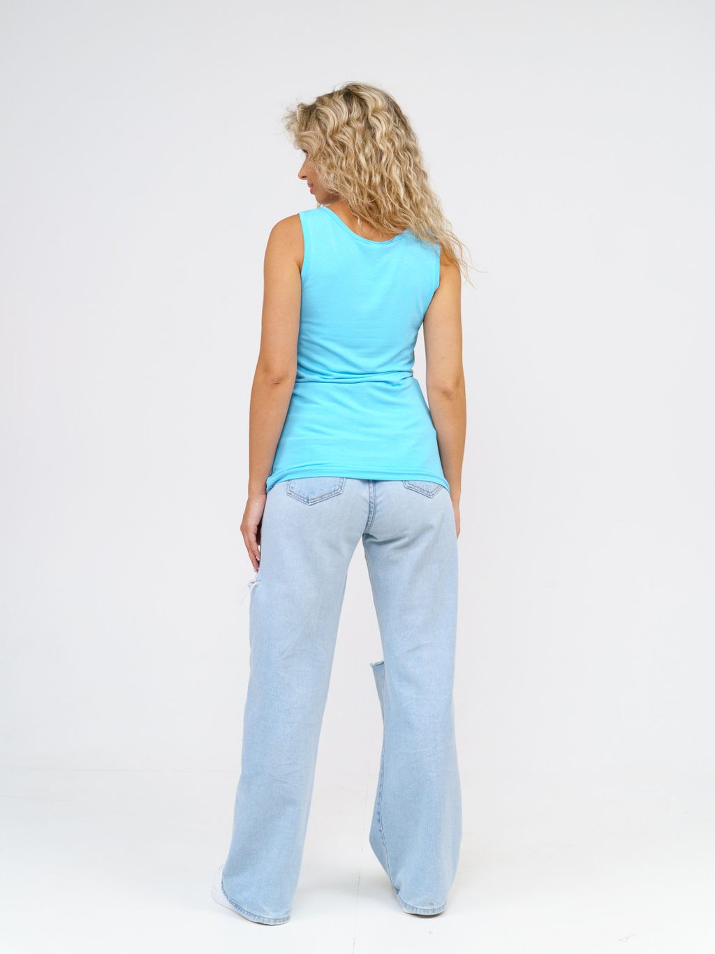 Майка топ Вискоза 95%, лайкра 5% - Ивассорти фото 90