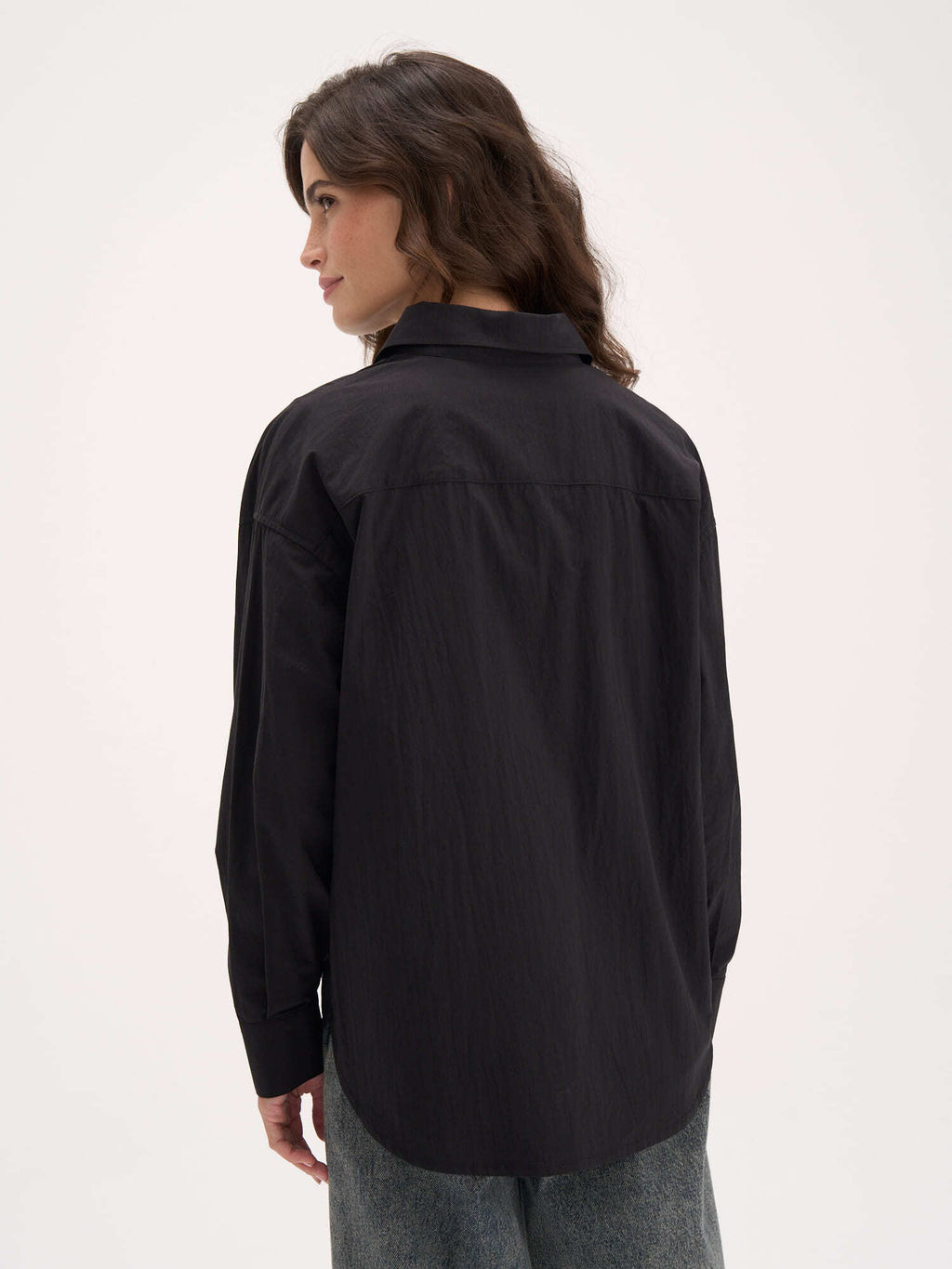 Рубашка из 100% хлопка "Уголь" женская