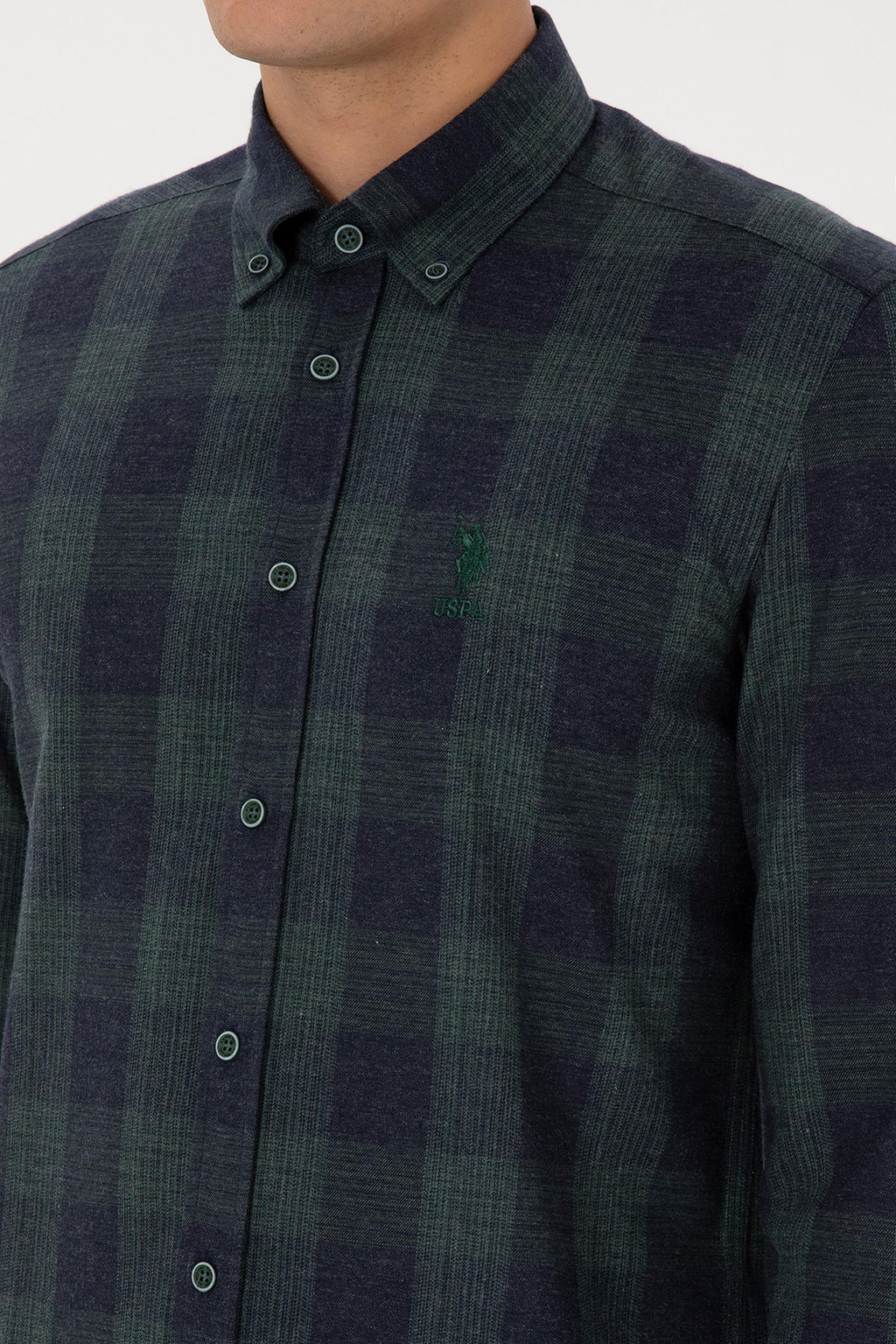 Erkek Koyu Ye_il Uzun Kollu G_mlek - U.s. polo assn фото 7