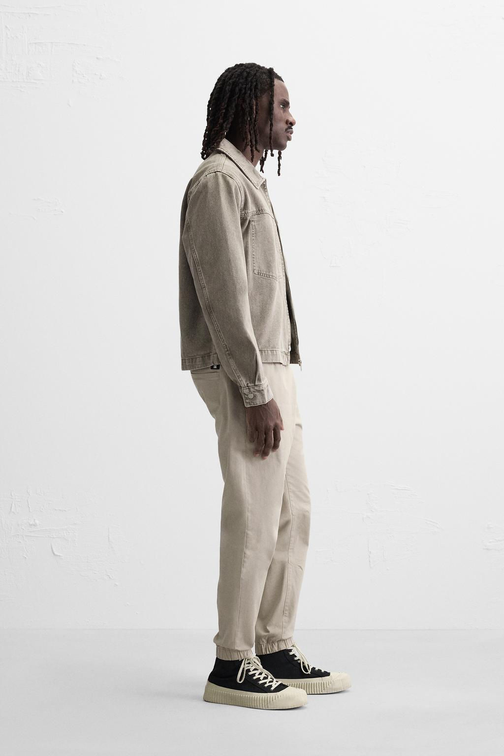 FADED JOGGER WAIST TROUSERS - Zara фото 6