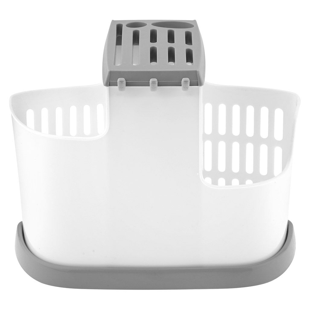 Подставка для столовых приборов пластмассовая 19х25х14,5см, смоки (Россия)