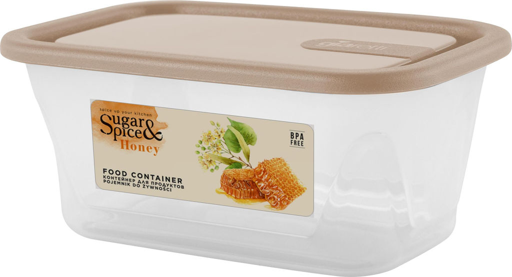 Контейнер д/продуктов Sugar&Spice Honey прямоугольный 0.2л арт.SE11011