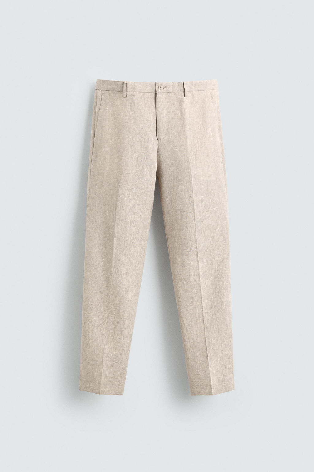 100% LINEN SUIT TROUSERS - Zara фото 5